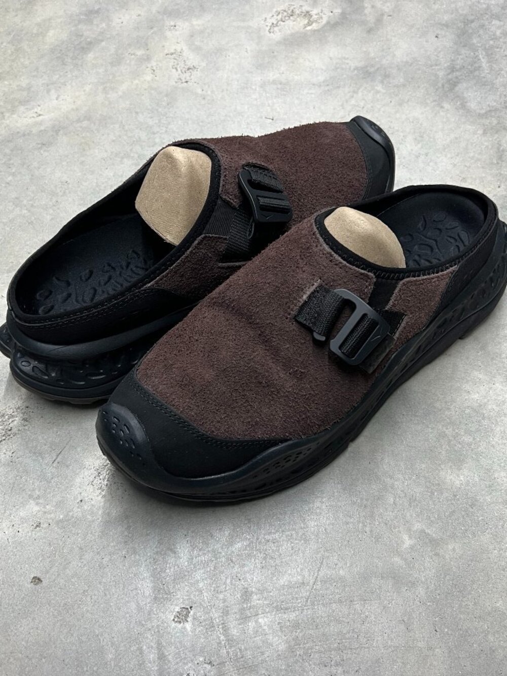 Hoka Ora Primo EXT Brown Slip on Mule Shoes Men's Size 12 1168973/BKWL - New